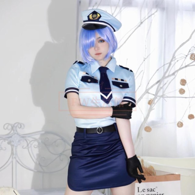 Re：ゼロから始める異世界生活 グッズ レム 犬耳巡査服 婦人警官 制服